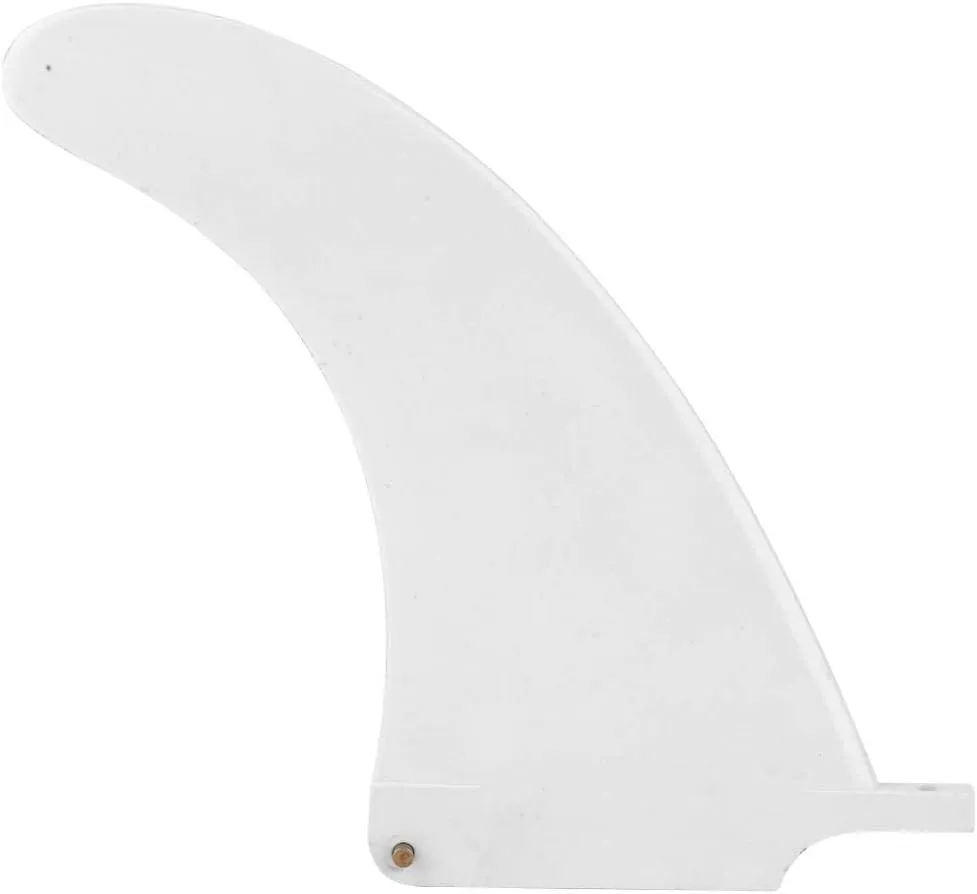 6.5inch Surfing Fin Nylon Fibre Surfboard Fin Thruster Surfboard Fins for Longboard, Surfboard & Paddleboard White
