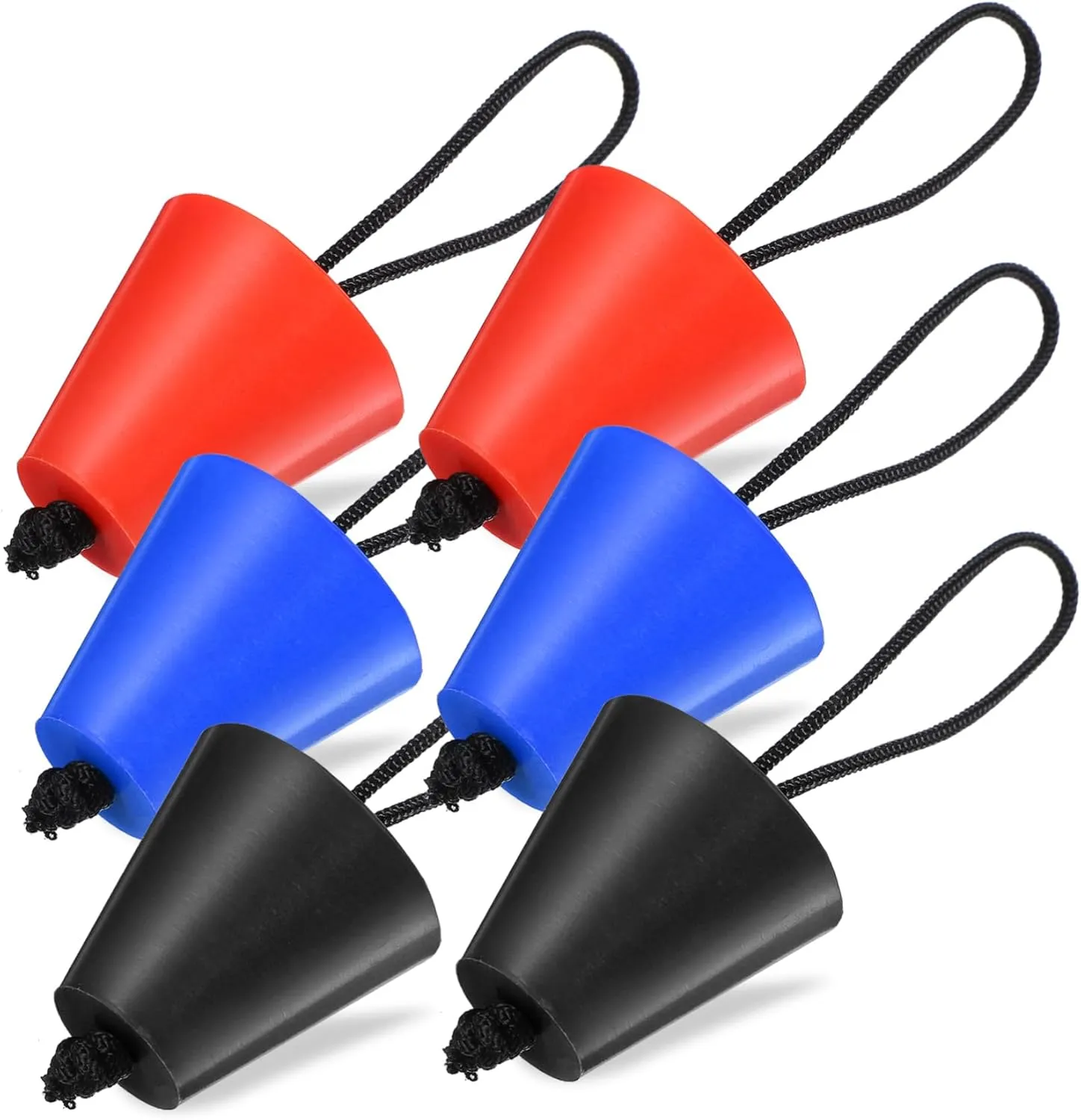 6pcs Silicone Kayak Scupper Plugs Lanyard Drain Stoppers for Canoes Rafts and Inflatable Boats Prevent Water Intrusion Lightweight and Design