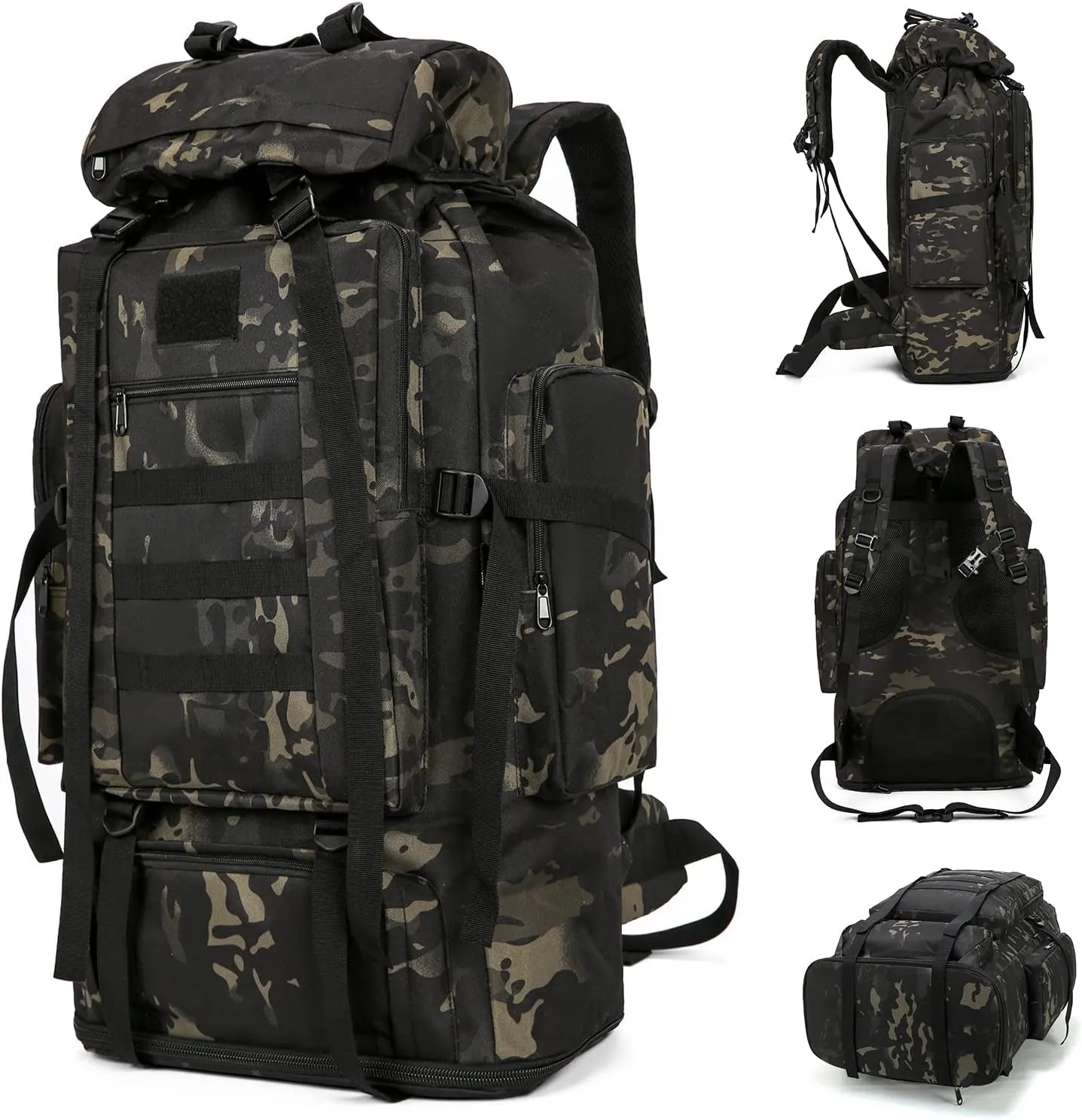 70L/100L Hiking Camping Backpack MOLLE