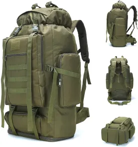 70L/100L Hiking Camping Backpack MOLLE
