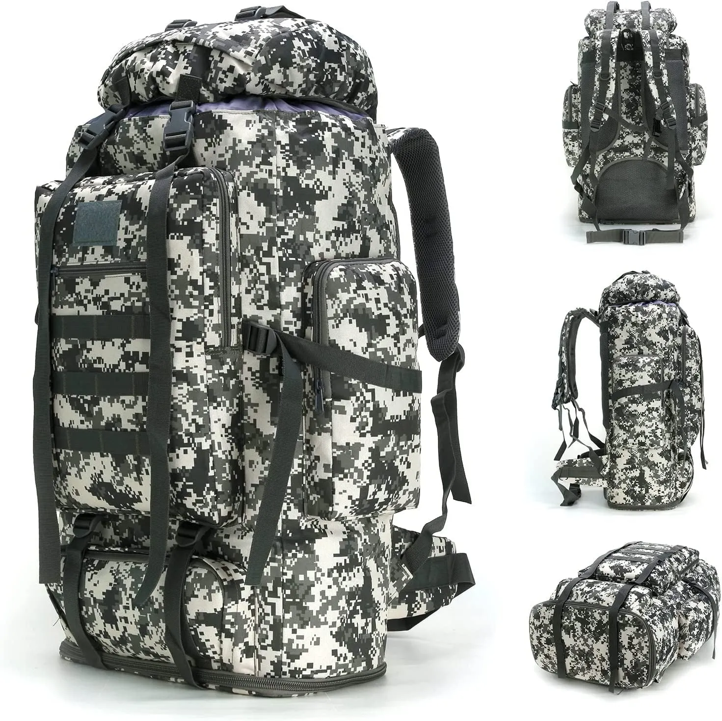 70L/100L Hiking Camping Backpack MOLLE