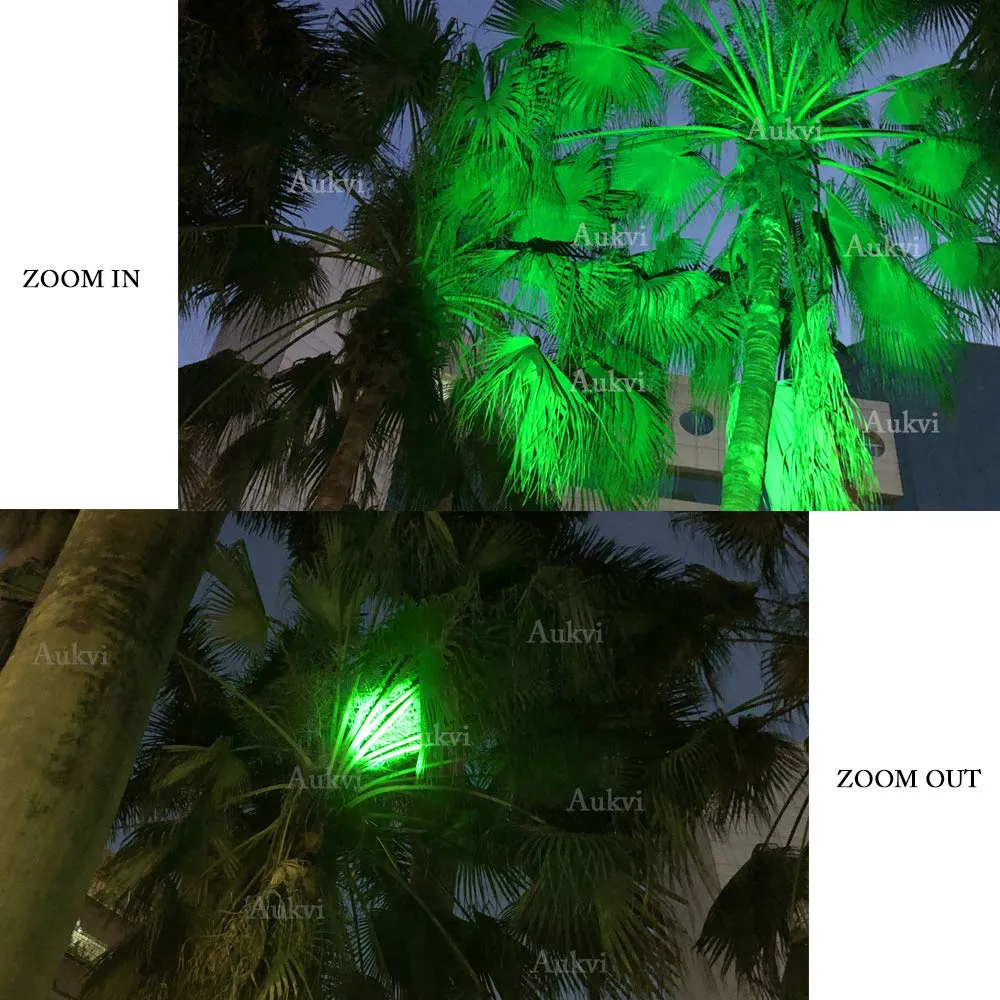 AuKvi Green Light Headlamp,3 Mode Green LED headlamp,Zoomable Green headlamp,Adjustable Focus Green LED Headlight for Astronomy, Aviation, Night Observation,etc