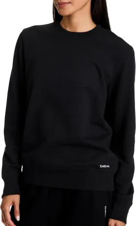 bebe French Terry Sweatshirt for Women, Crewneck Sweatshirts for Women, Sweatshirt Loungewear bebe French Terry Sweatshirt for Women, Crewneck Sweatshirts for Women, Sweatshirt Loungewear