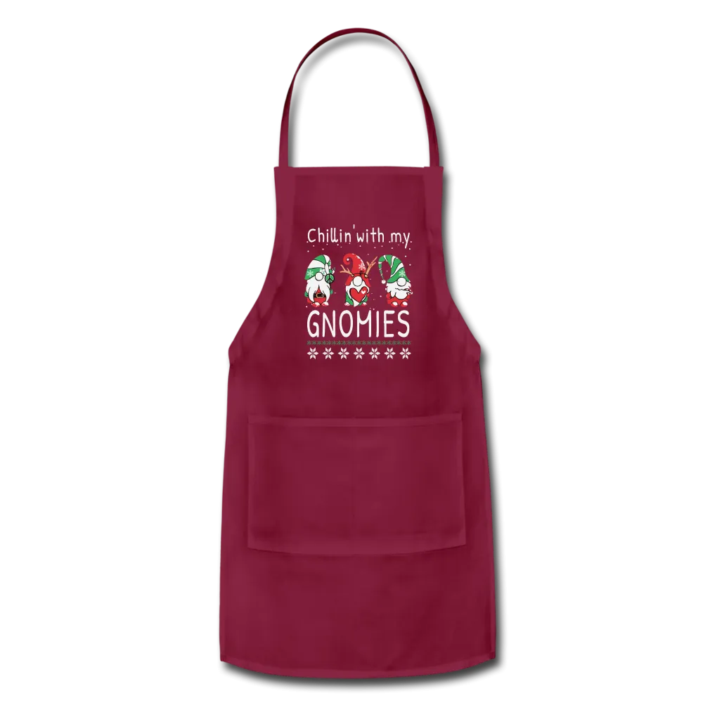 Chillin With My Gnomies- Adjustable Apron
