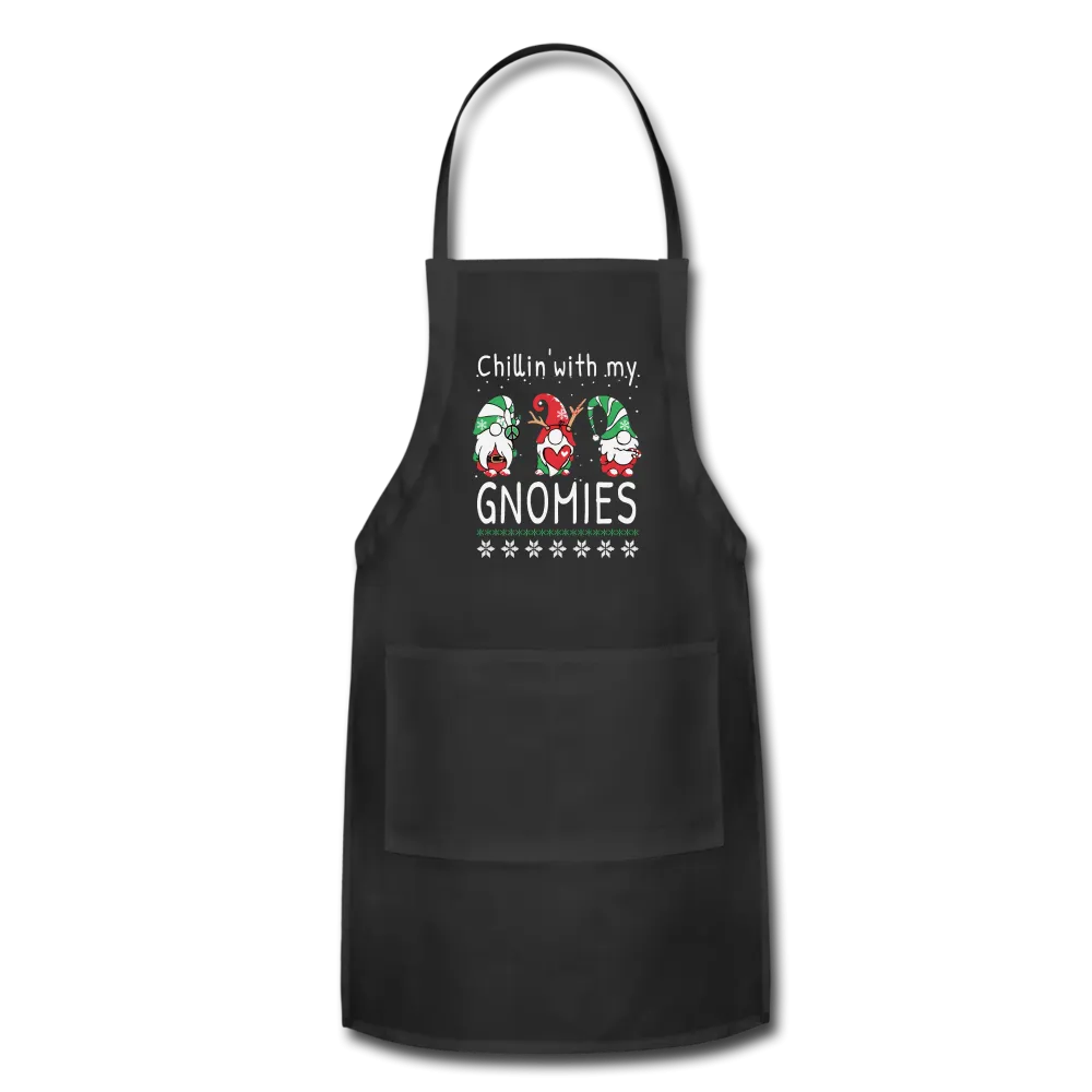 Chillin With My Gnomies- Adjustable Apron