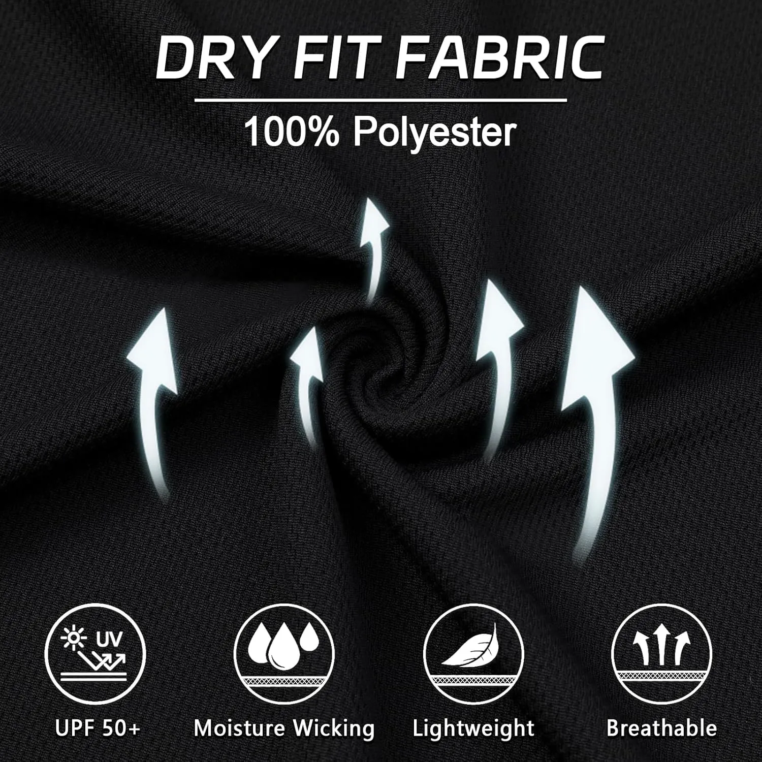 Corna Men's Big and Tall Golf Polo Shirts Moisture Wicking Performance Dry Fit Collared Shirts for Men L-6XL