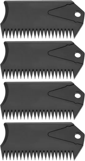 Create idea 4PCS Surfboard Wax Comb with Fin Key Plastic Surf Wax Scraper Applicator Remover Cleaning Tool for Maintaining or Removing Surfboard Wax