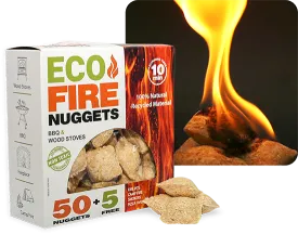 ECO Fire Nuggets (24 Count) For Fire stoves & BBQs