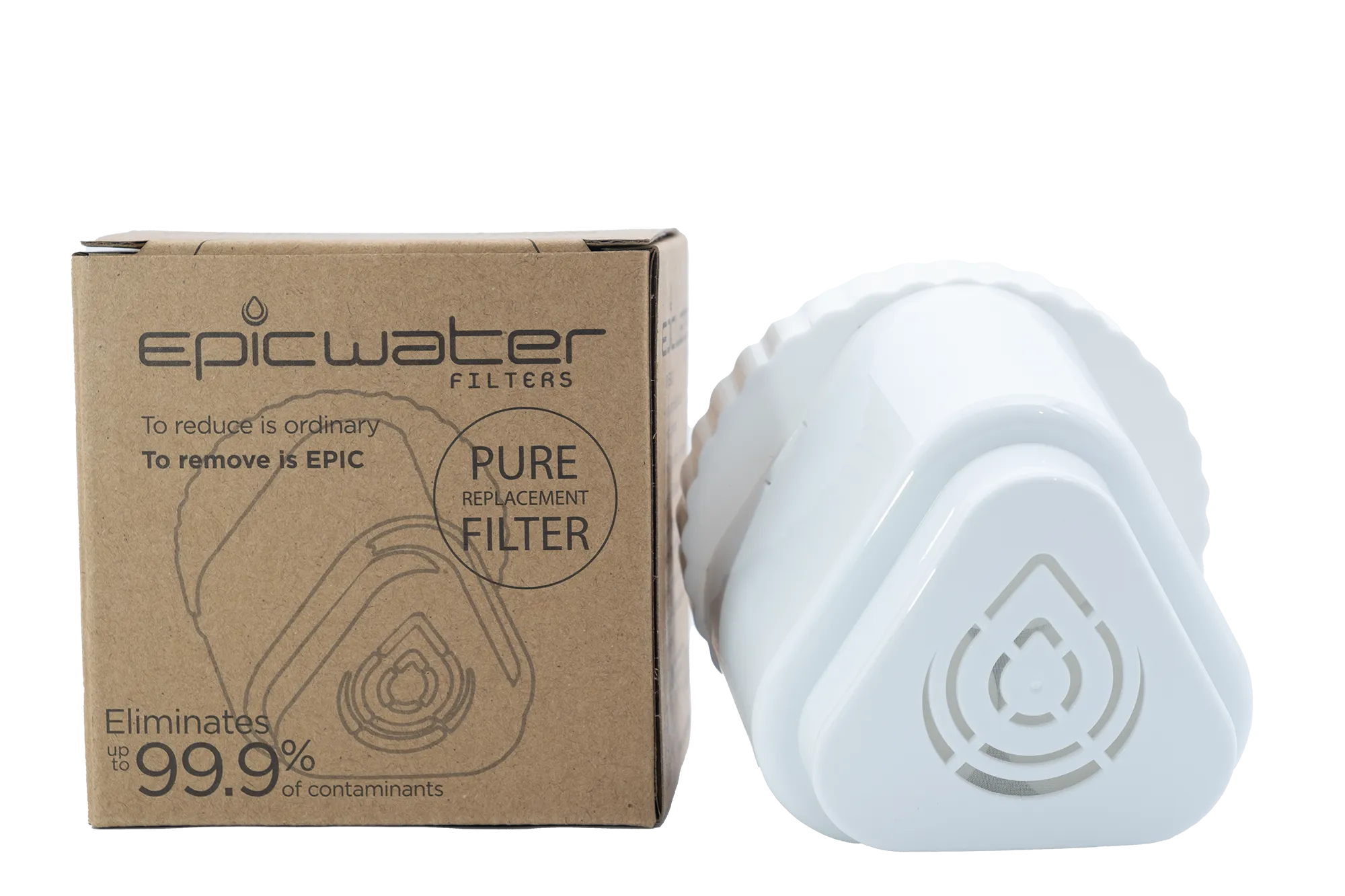 Epic Water Pure Pitcher   3 Extra Replacement Filter - Removes Fluoride & PFAS