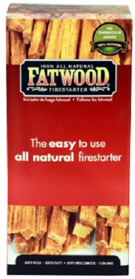 Fatwood 9983 1.5 LB Box Of Pine Wood Fire Starter - Quantity of 2