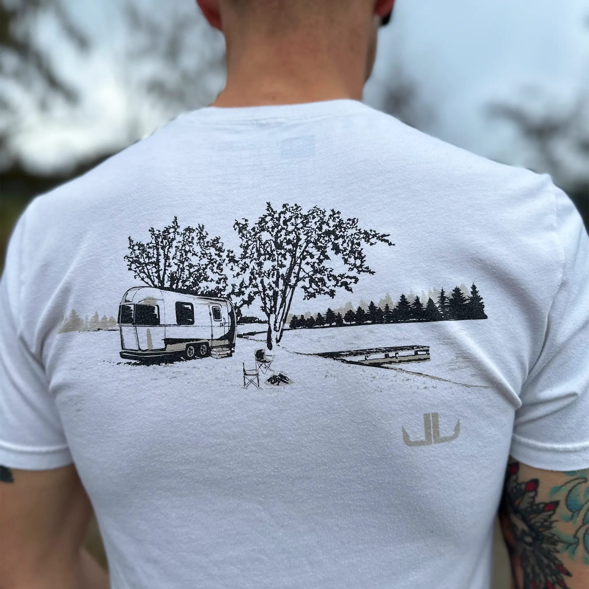 Happy Camper Blend Tee - Unisex