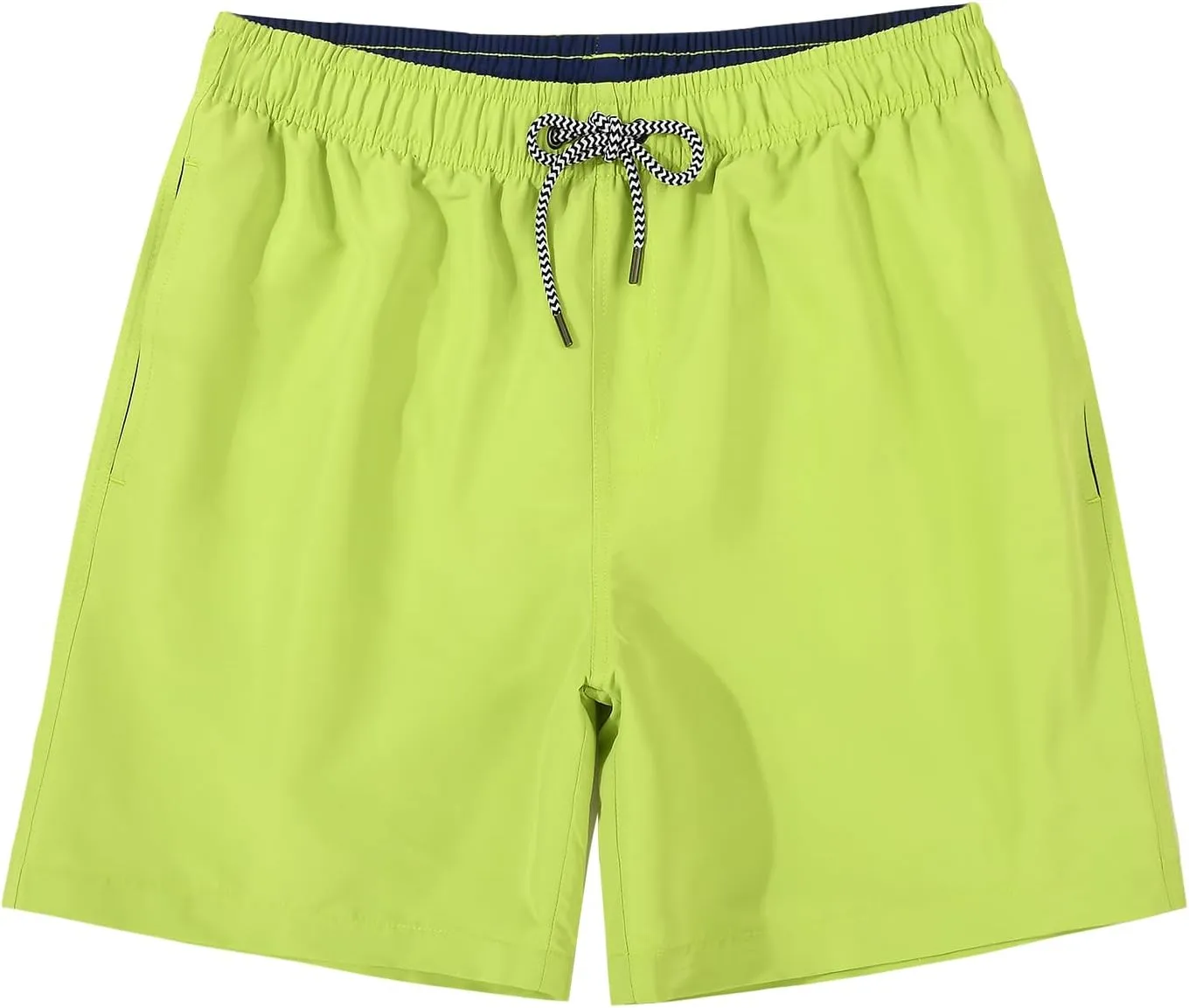 JOYSON Mens Swim Trunks Quick Dry Swim Shorts with Mesh Lining Solid Color Swimwear Bathing Suits