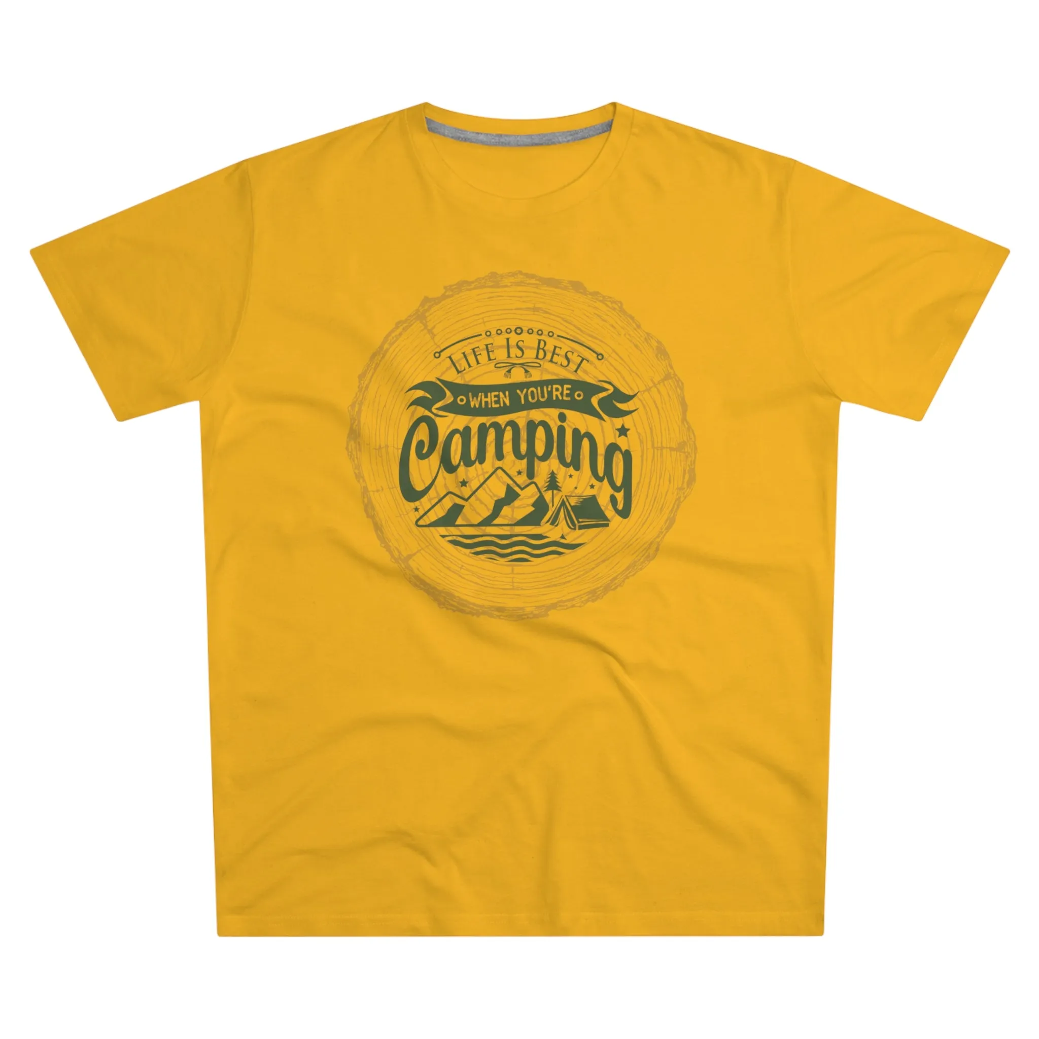Life Is Best When Your Camping - Men's T Shirt
