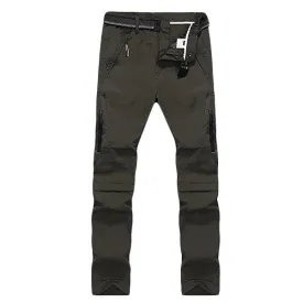 Mens Detachable Shorts Outdoor Pants