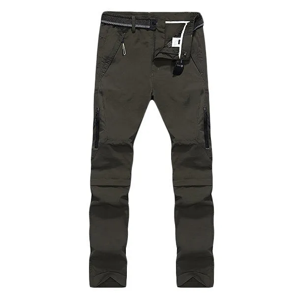 Mens Detachable Shorts Outdoor Pants