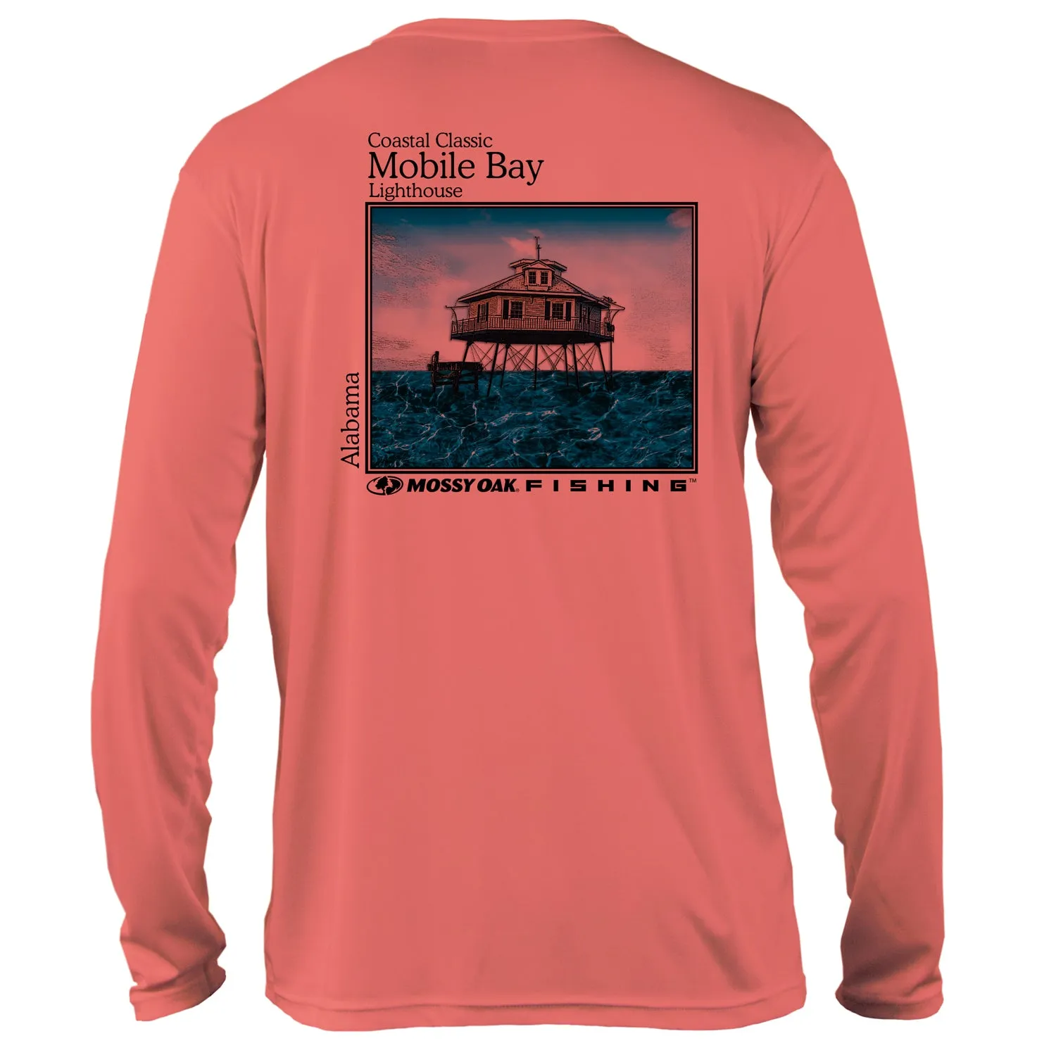 Mossy Oak Coastal Classic Logo Long Sleeve Shirt