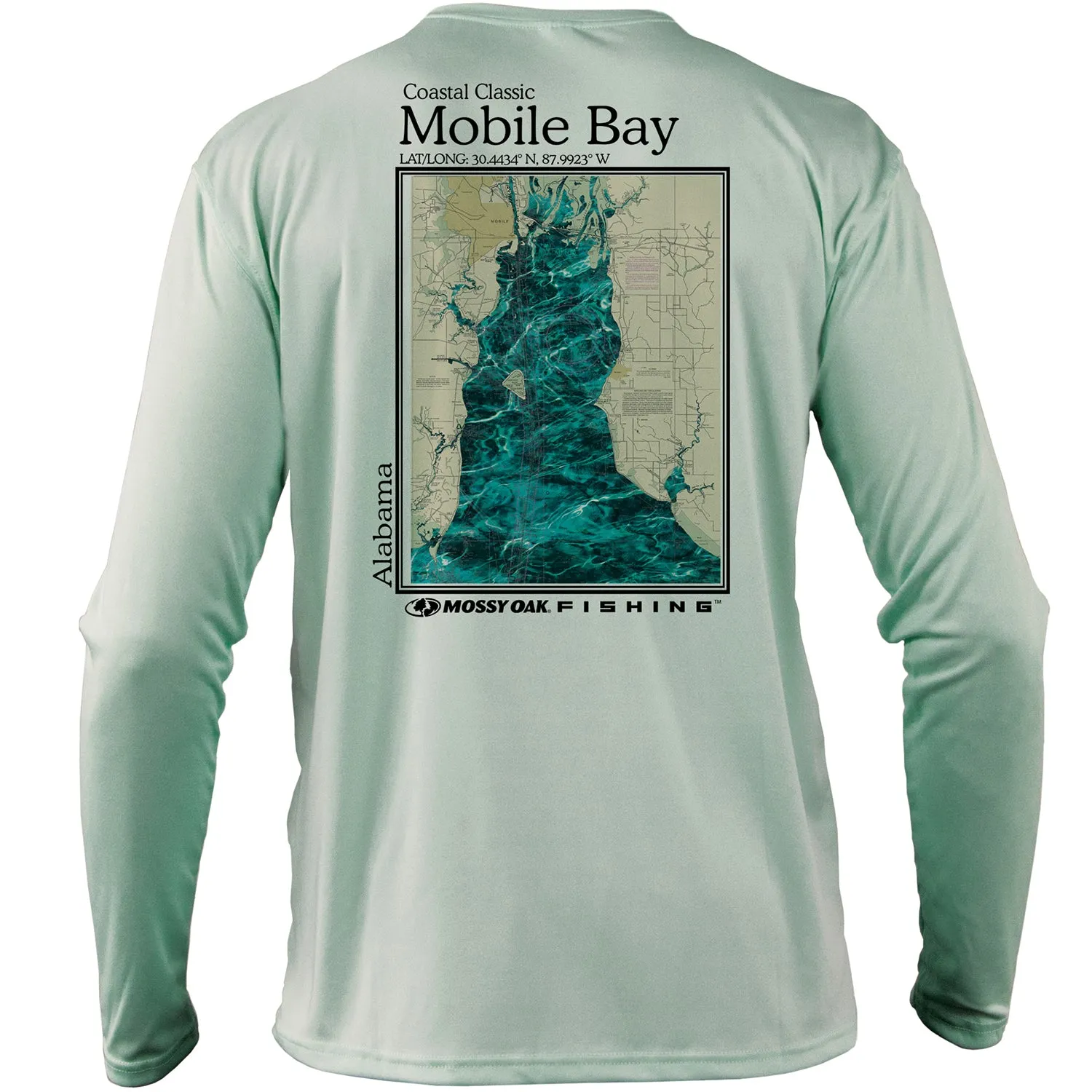 Mossy Oak Coastal Classic Logo Long Sleeve Shirt