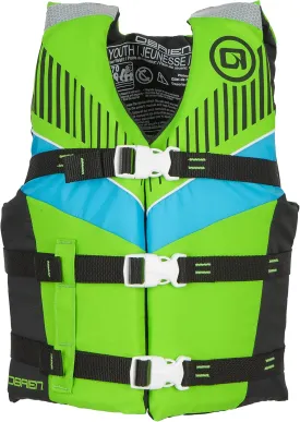 O'Brien Childs Nylon Life Jacket, Lime (32-55lbs)