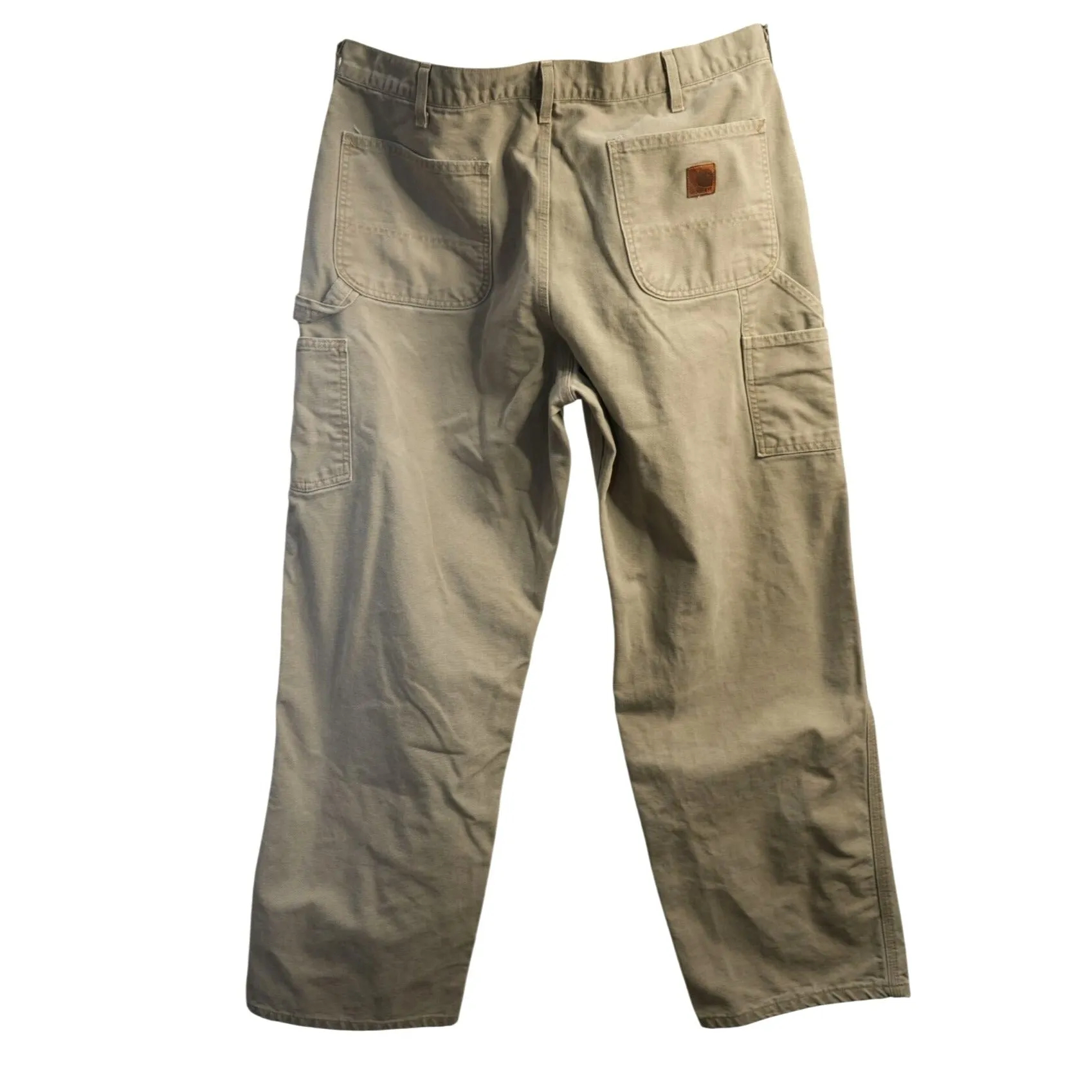 "Retail" Carhartt B11 DES Dungaree Fit Carpenter Work Pants Desert Gray W36 Men's