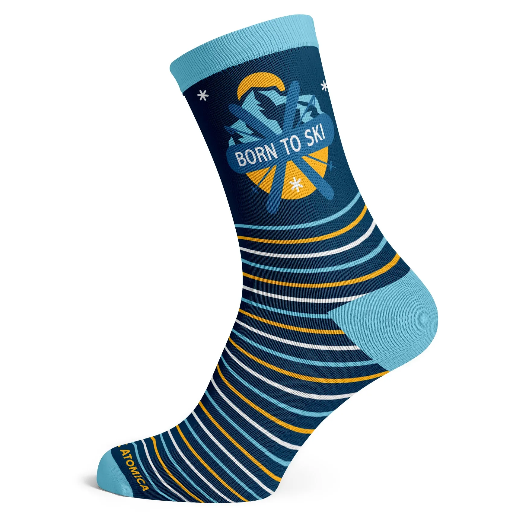 Ski Born To Ski Socks