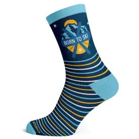 Ski Born To Ski Socks