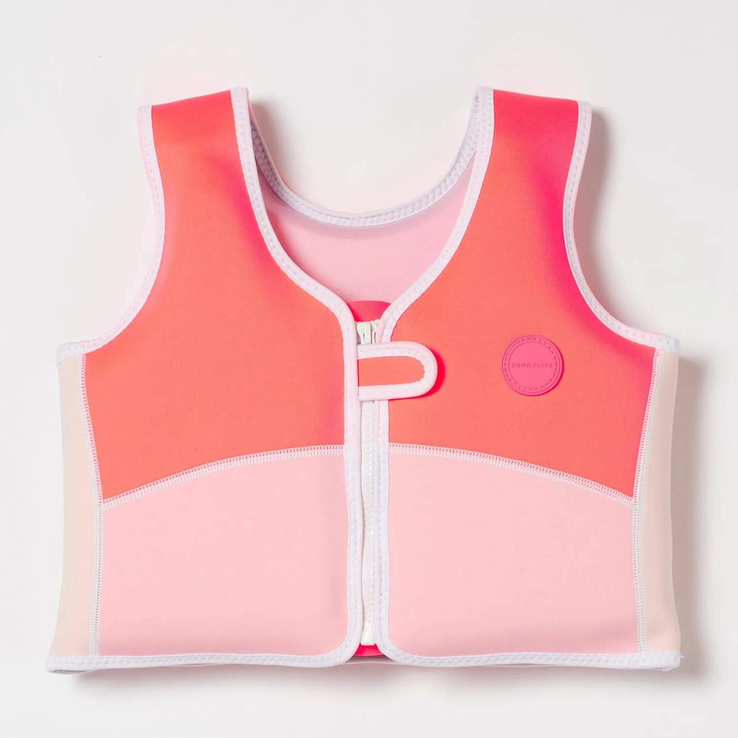 SUNNYLiFE Swim Vest - Constructed with Neoprene Plus a Secure Front Zip and Develop Water Confidence. | Toddler Swim Vest
