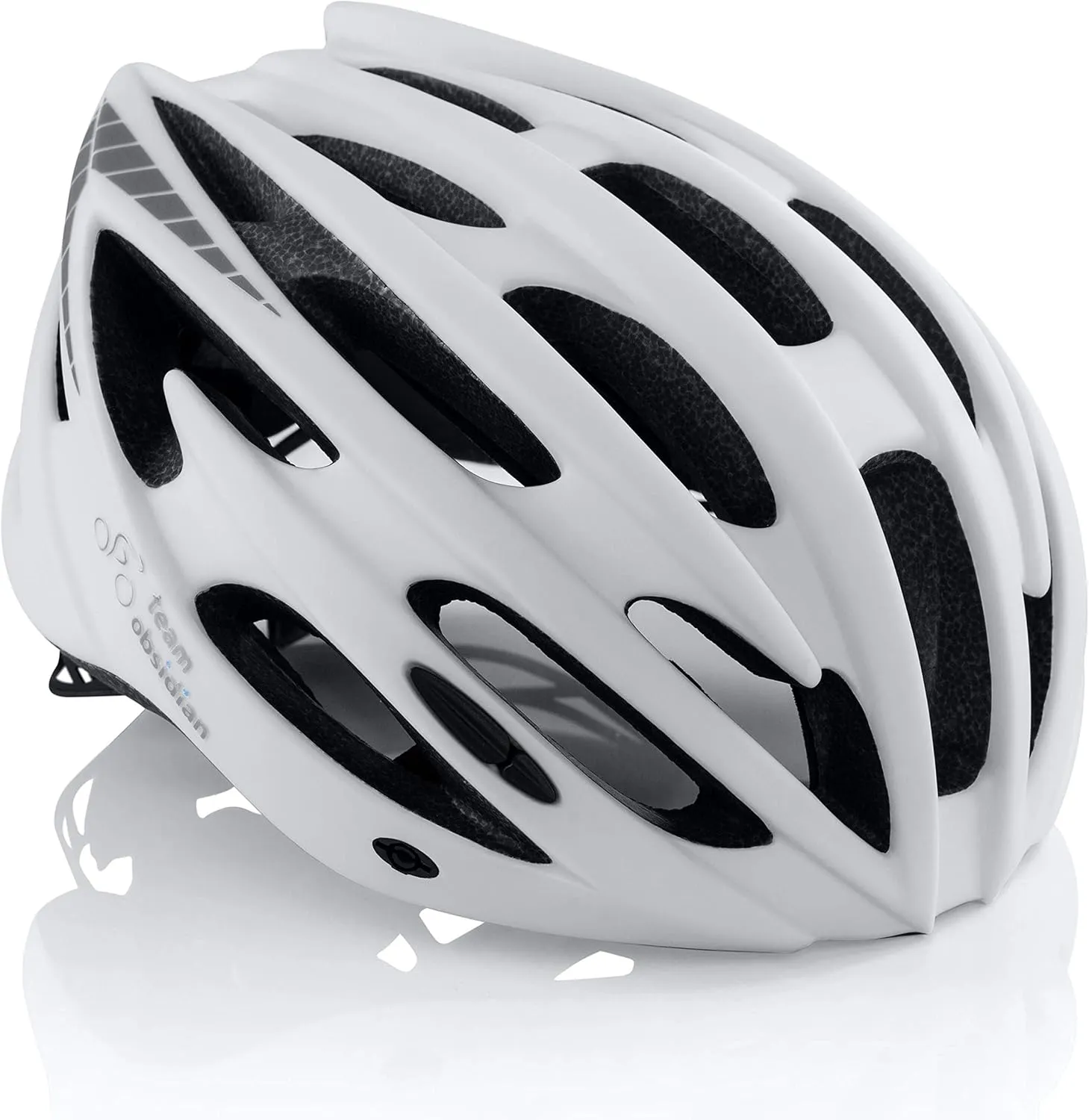 Team Obsidian Airflow Adult Bike Helmet - Lightweight Helmets for Adults with Reinforcing Skeleton - Unisex Bicycle Helmets for Women and Men - Comfortable and Breathable Cycling Mountain Bike Helmet