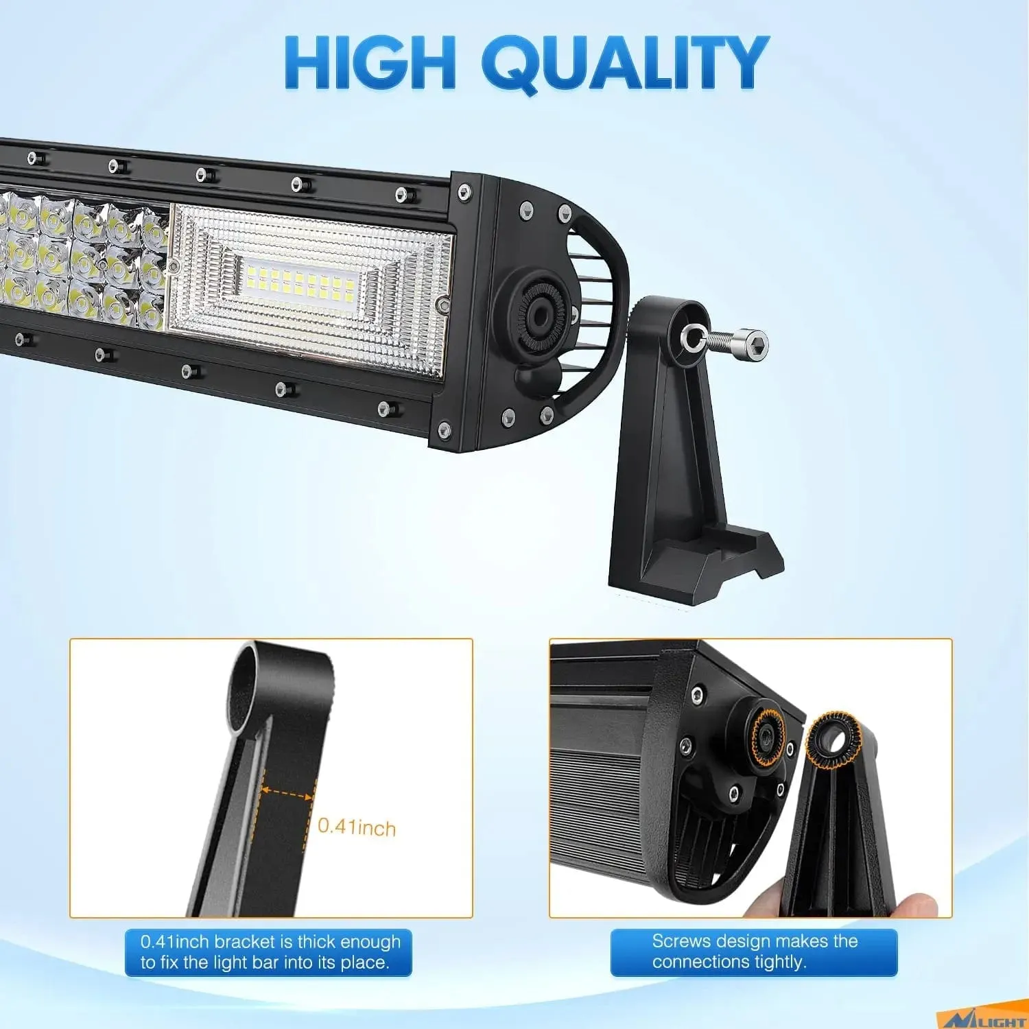 Universal Side-Mounted Adjustable Brackets Kits With Rubber Pads